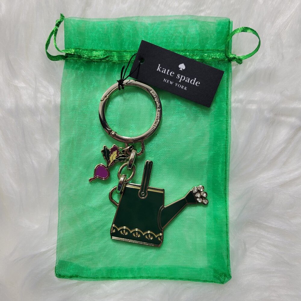 Kate Spade Watering Can Keychain